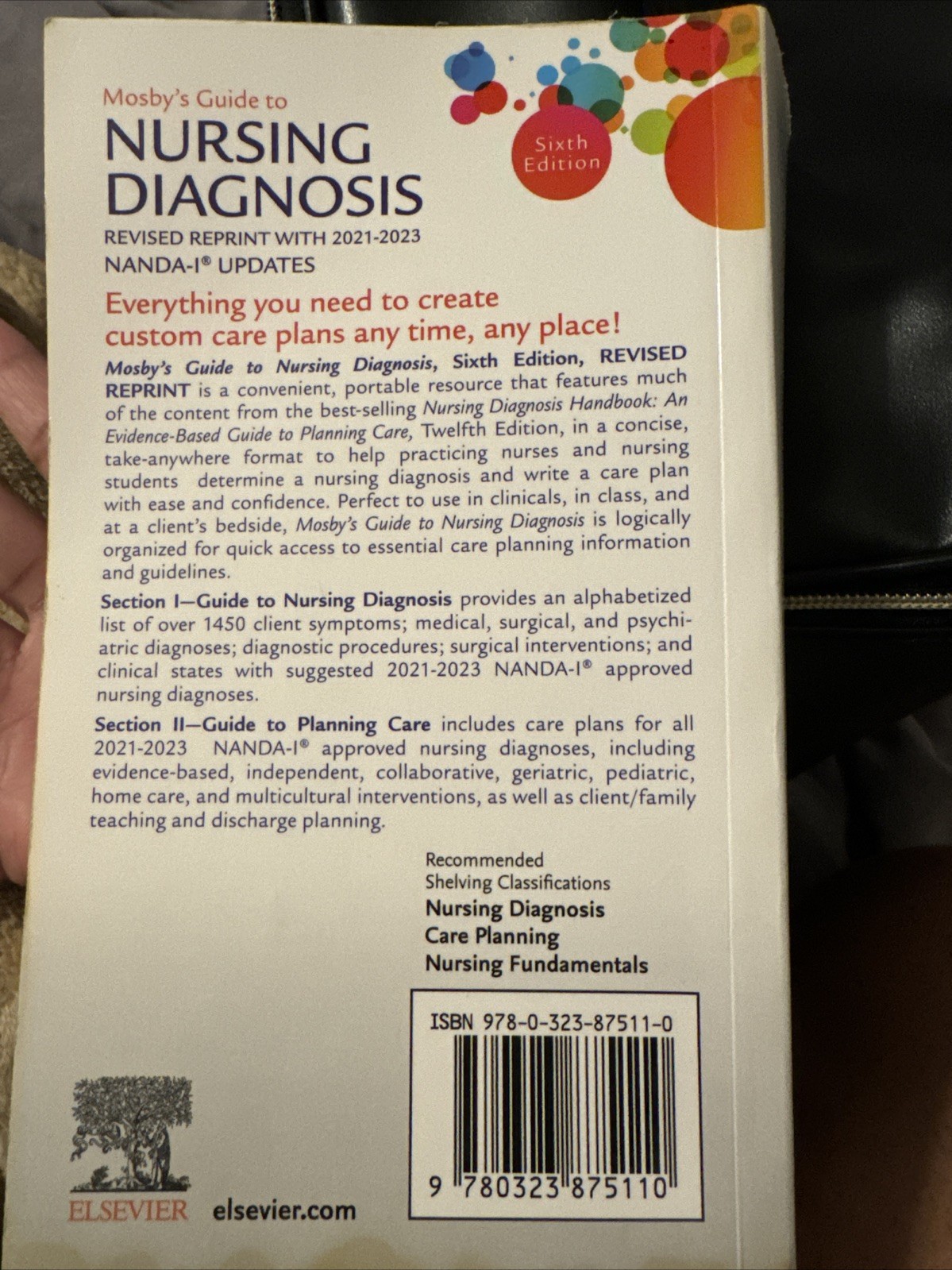 Mosby’s Guide to Nursing Diagnosis, 6th Edition Revised Reprint with 2021-2023