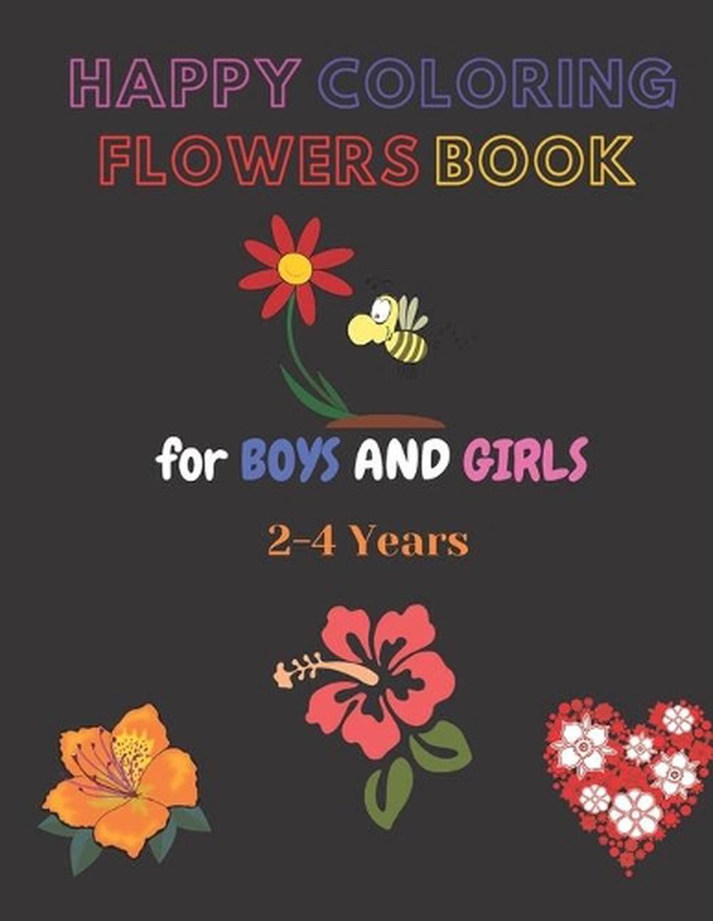 Happy Coloring Book for Boys and Girls 2-4 Years: 8.5×11 inch 40 pages drawing b