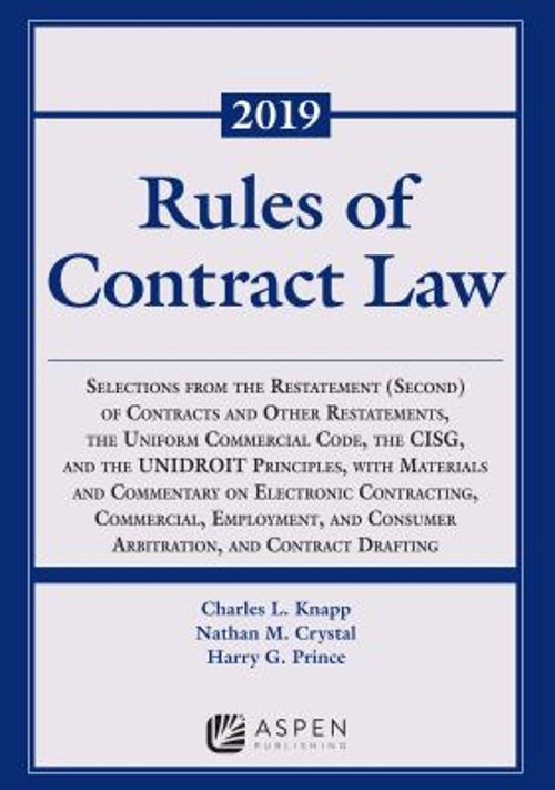 Rules of Contract Law : 2019-2020
