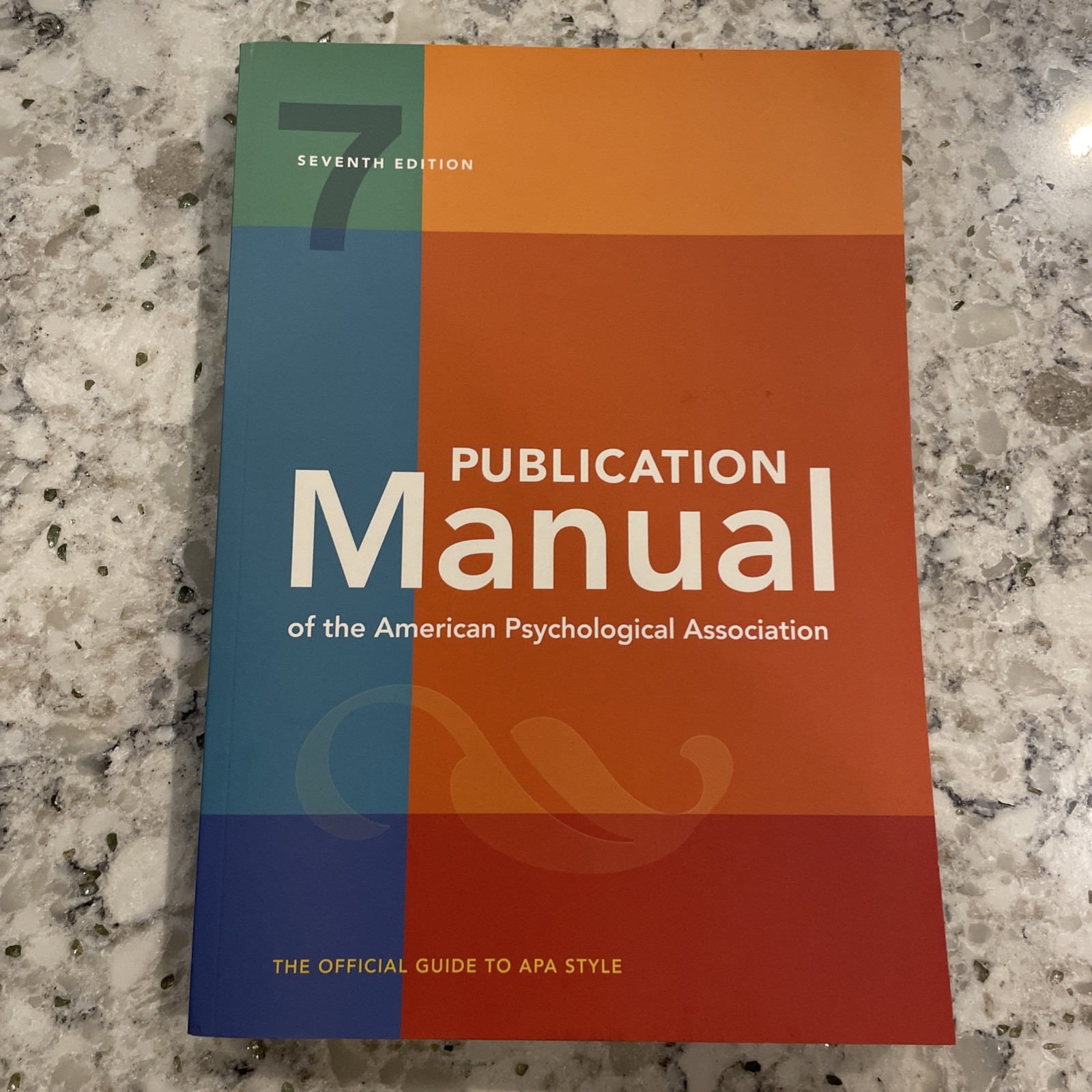 American Psychological Association Publication Manual 7th Ed. of the APA (2019)