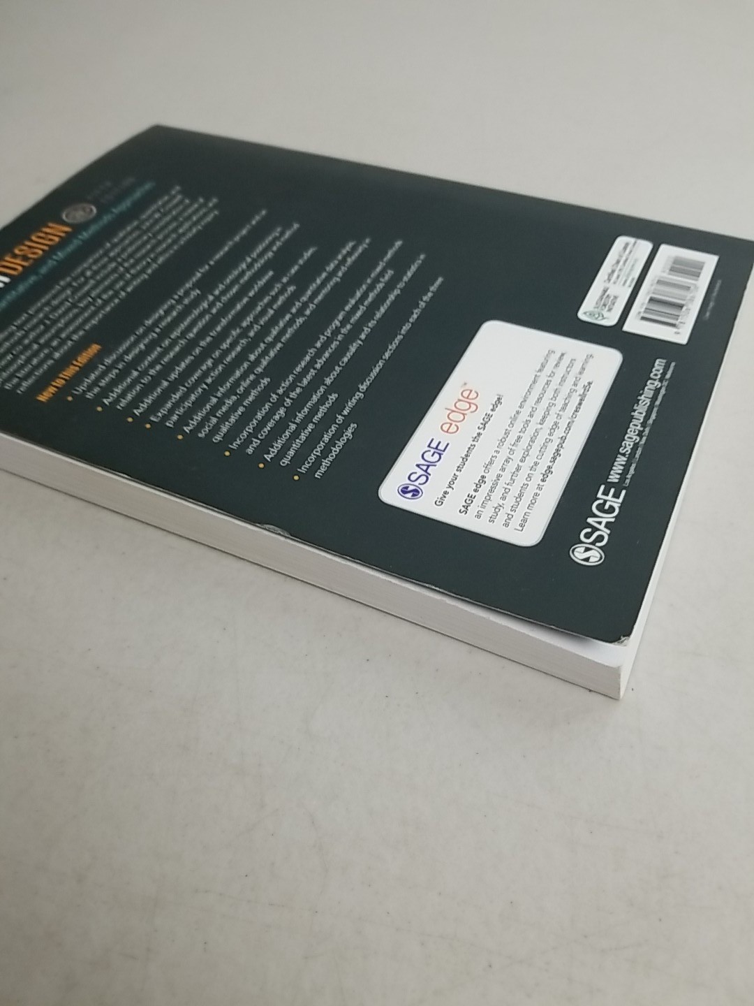 Research Design: Qualitative, Quantitative, and Mixed Methods Approaches 5th Ed