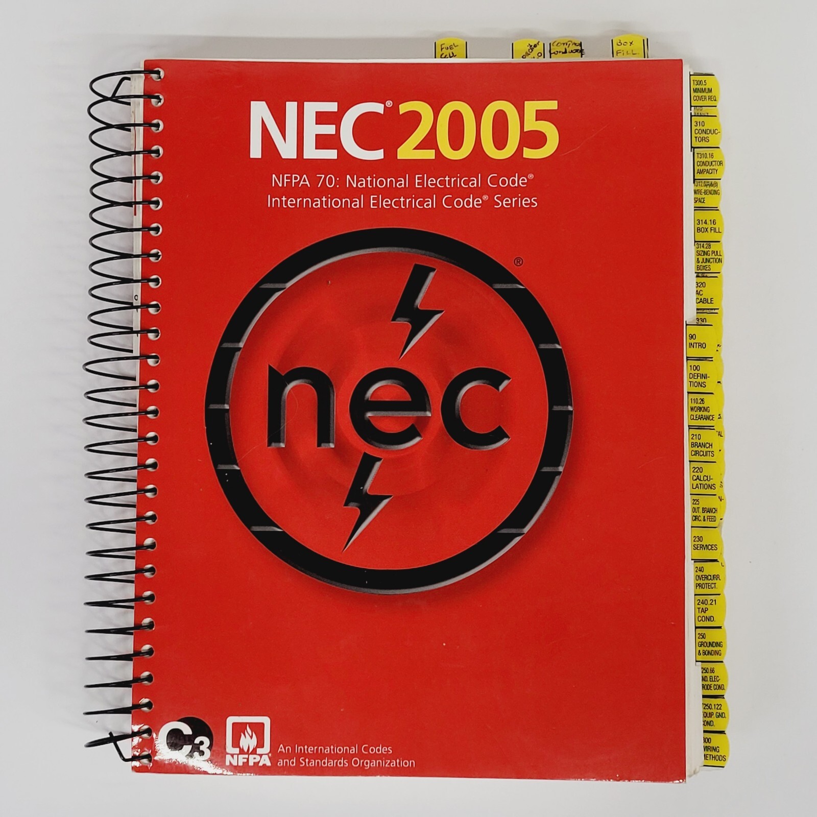 NEC 2005 National Electrical Code Handbook NFPA 70 Spiral Bound Paperback & Tabs