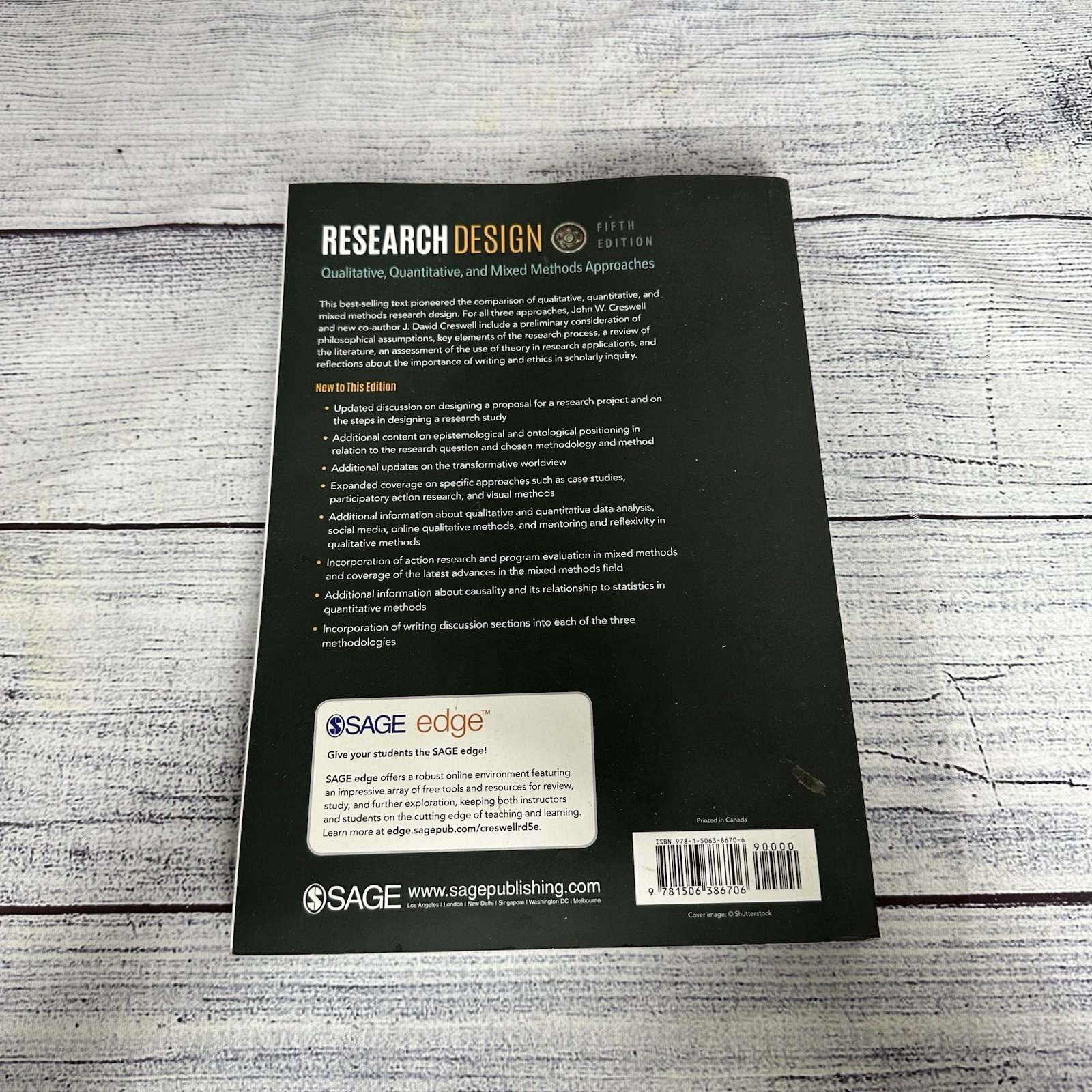 Research Design: Qualitative, Quantitative, and Mixed Methods Approaches – GOOD