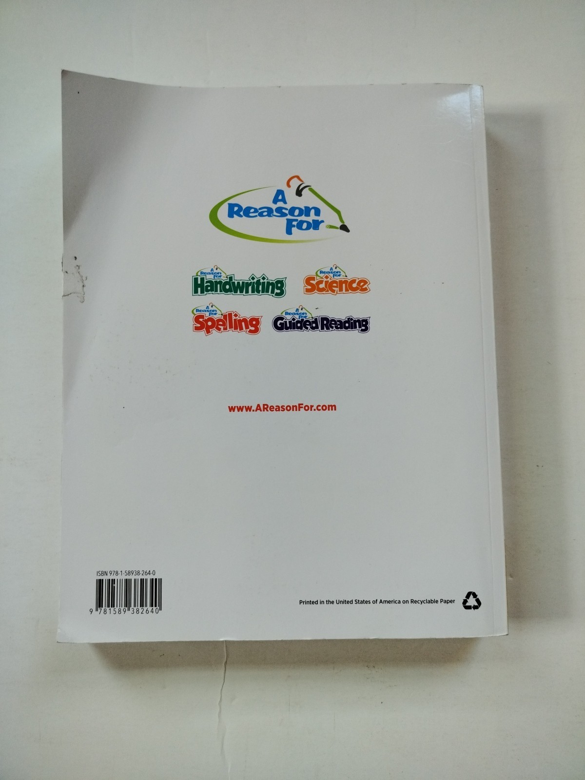 A Reason for Spelling Level A, Teacher Guidebook & Student Workbook (part used)