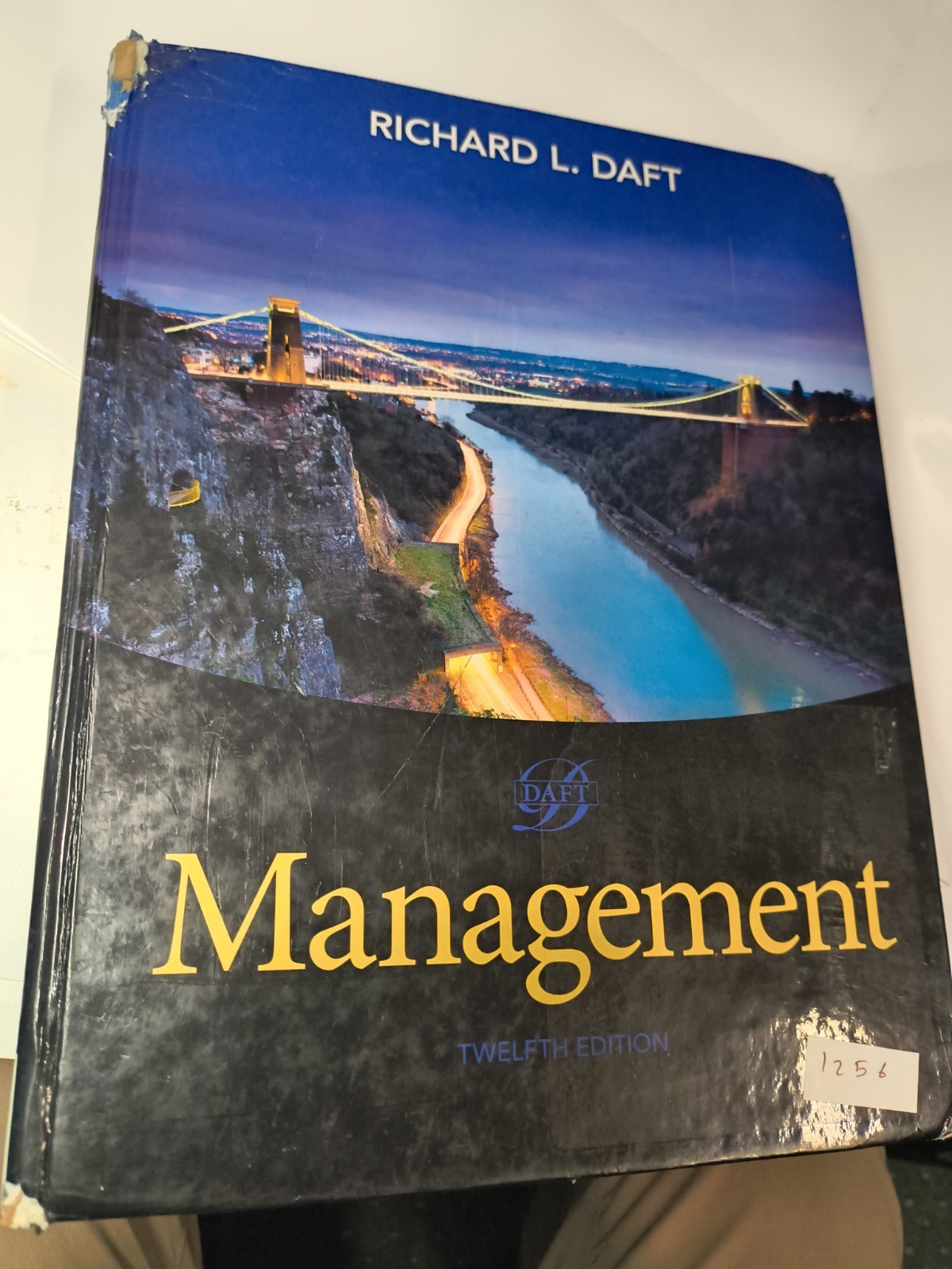 Management by Richard L. Daft (12th Edition, Hardcover)(1256)