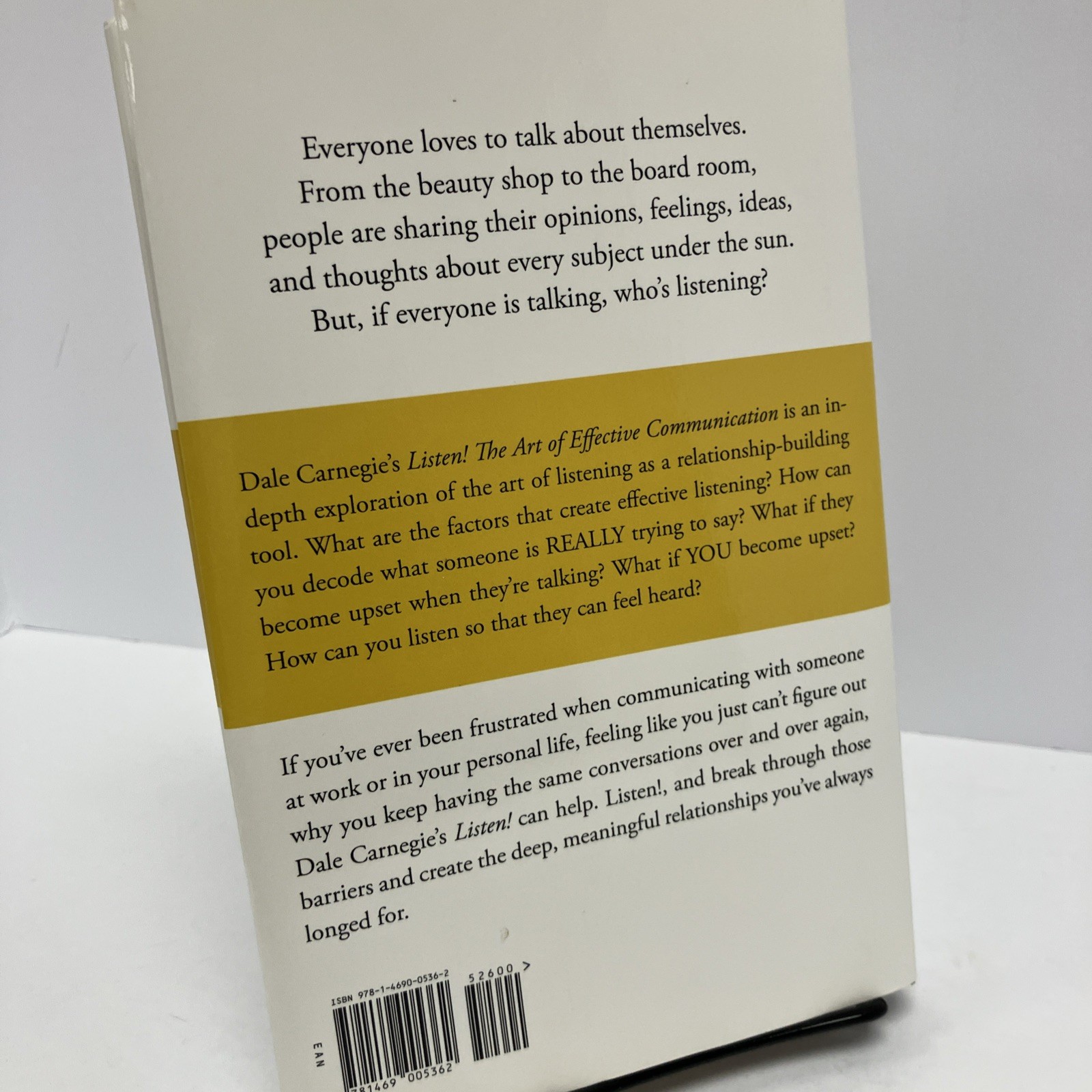Dale Carnegie and Associates’ Listen! The Art of Effective Communication HC