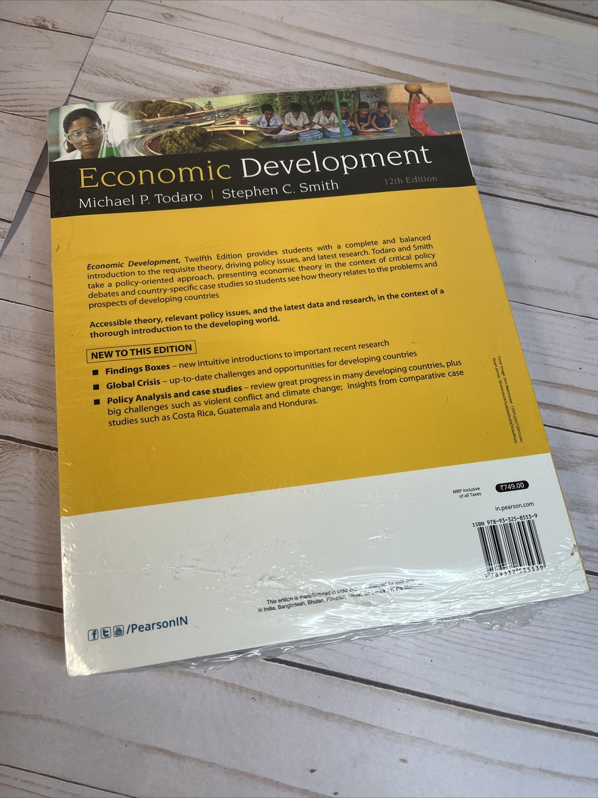 Economic Development 12th Edition 12e By Todaro Michael and C Smith Stephen