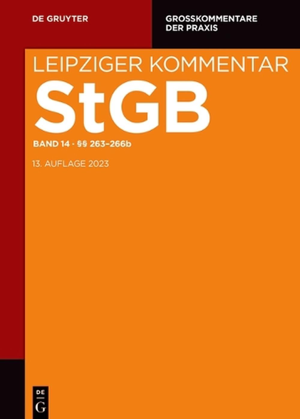 263-266b by Michael Kubiciel (German) Hardcover Book