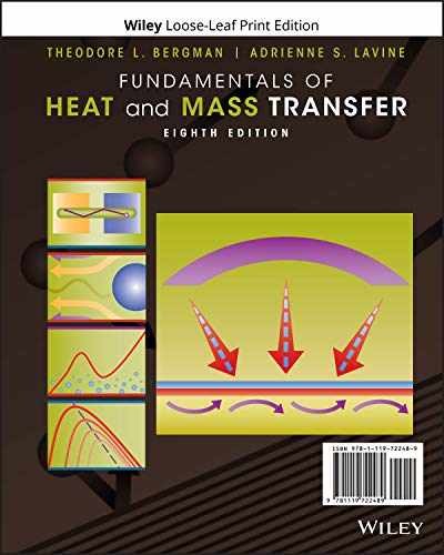 Fundamentals of Heat and Mass – Loose Leaf, by Bergman Theodore L.; – Very Good