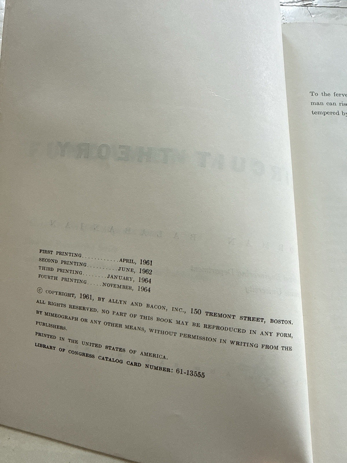 Fundamentals of Circuit Theory Norman Balabanian 4th Printing 1964 HC EE Text