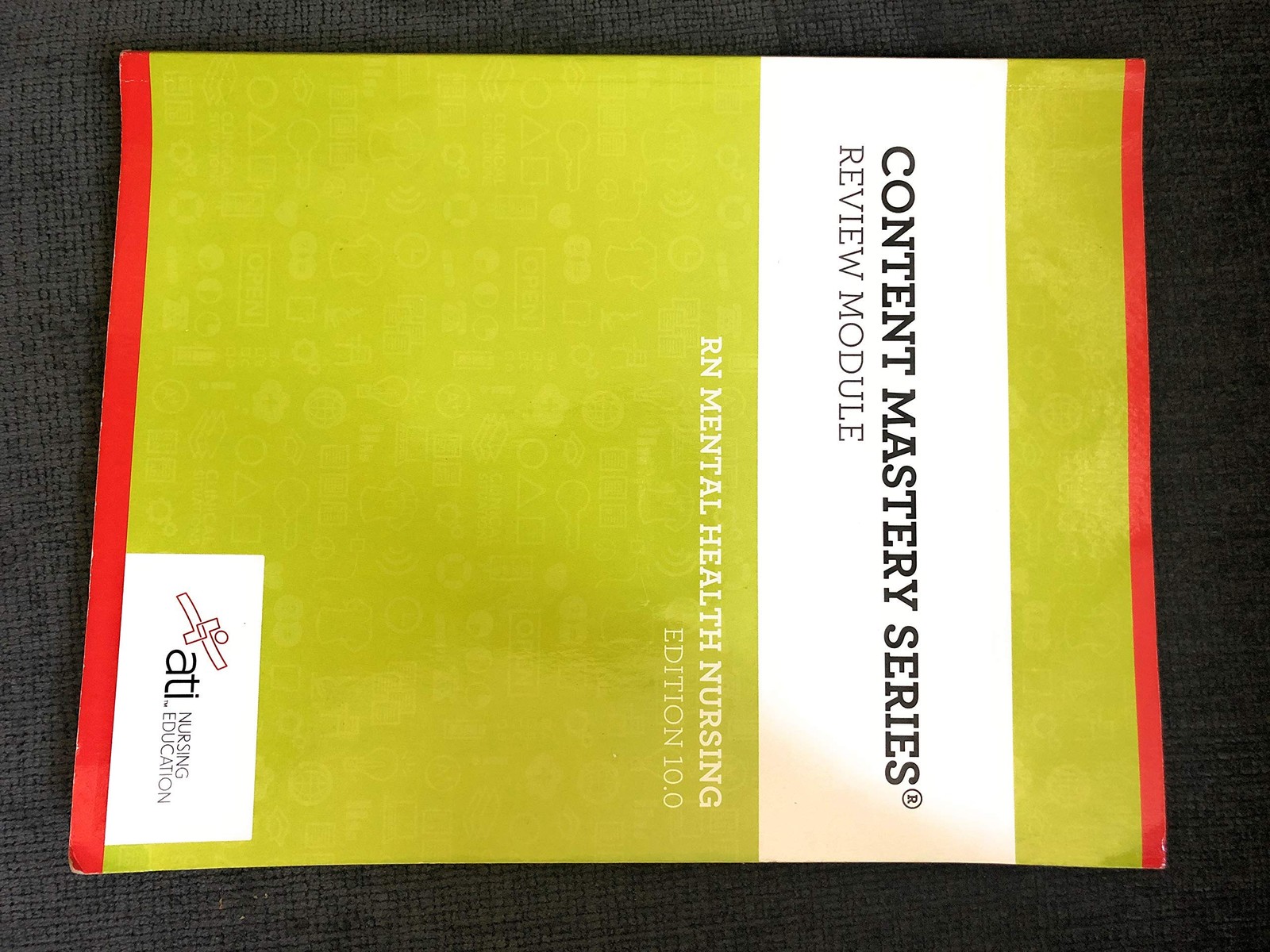 RN Mental Health Nursing Edition 10. 0 – 2016 – Good – See condition notes