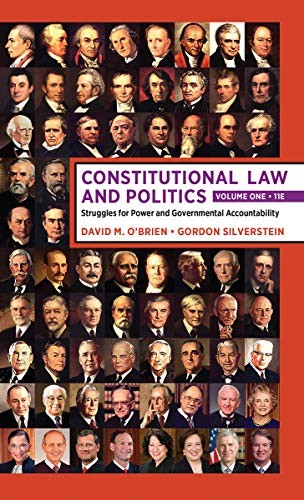 Constitutional Law and Politics: Volume 1: Struggles for Power and Govern – GOOD