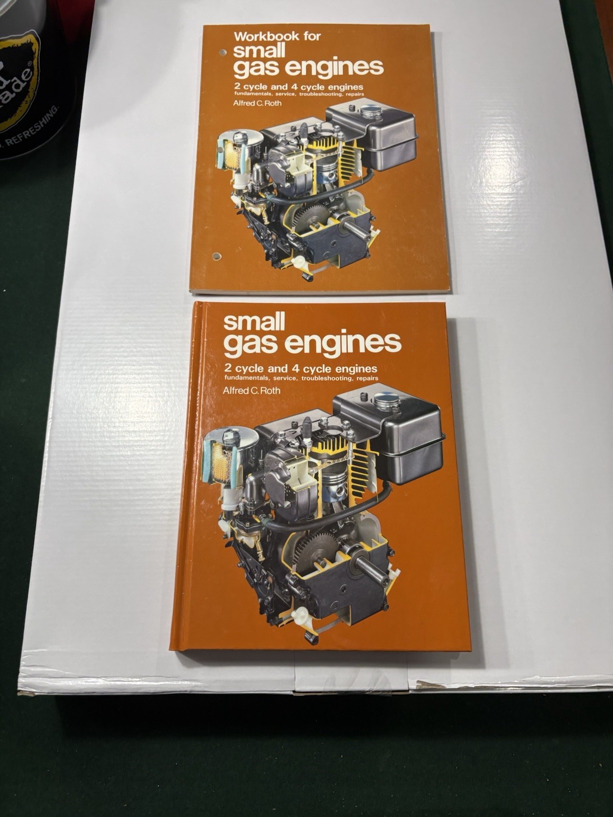 Small Gas Engines Textbook & Workbook by Alfred C. Roth Service Troubleshooting