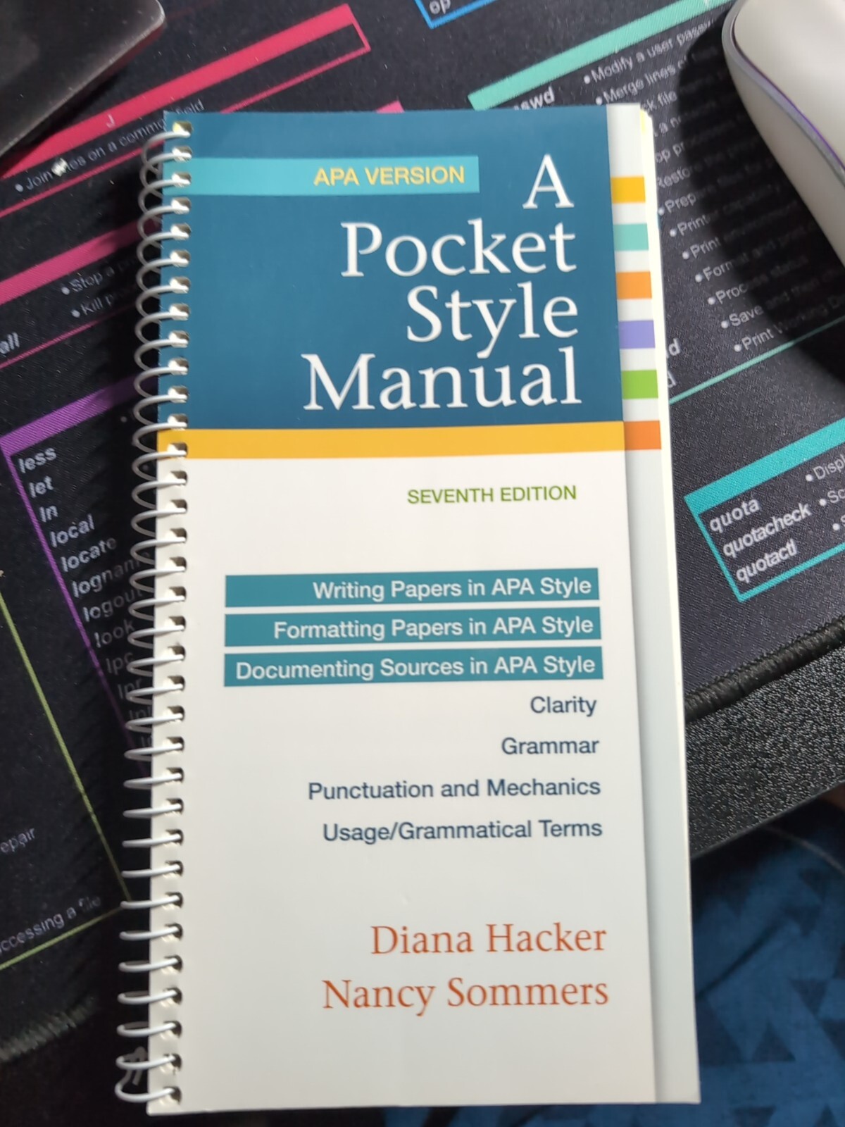 Pocket Style Manual, APA Version by Diana Hacker and Nancy Sommers LR SHELF