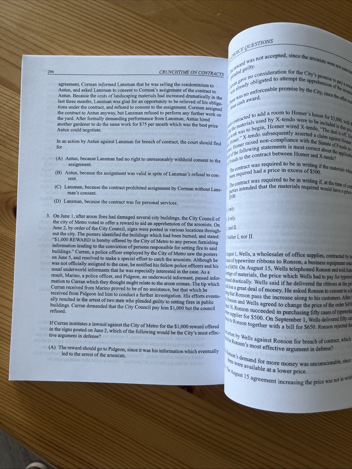 Emanuel Crunchtime Ser.: Contracts by Steven L. Emanuel (2016, 6th Edition)