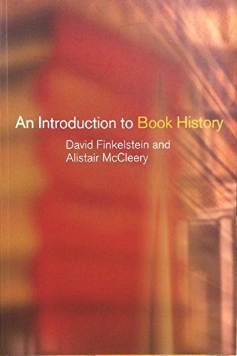 An Introduction to Book Histor – VERY GOOD