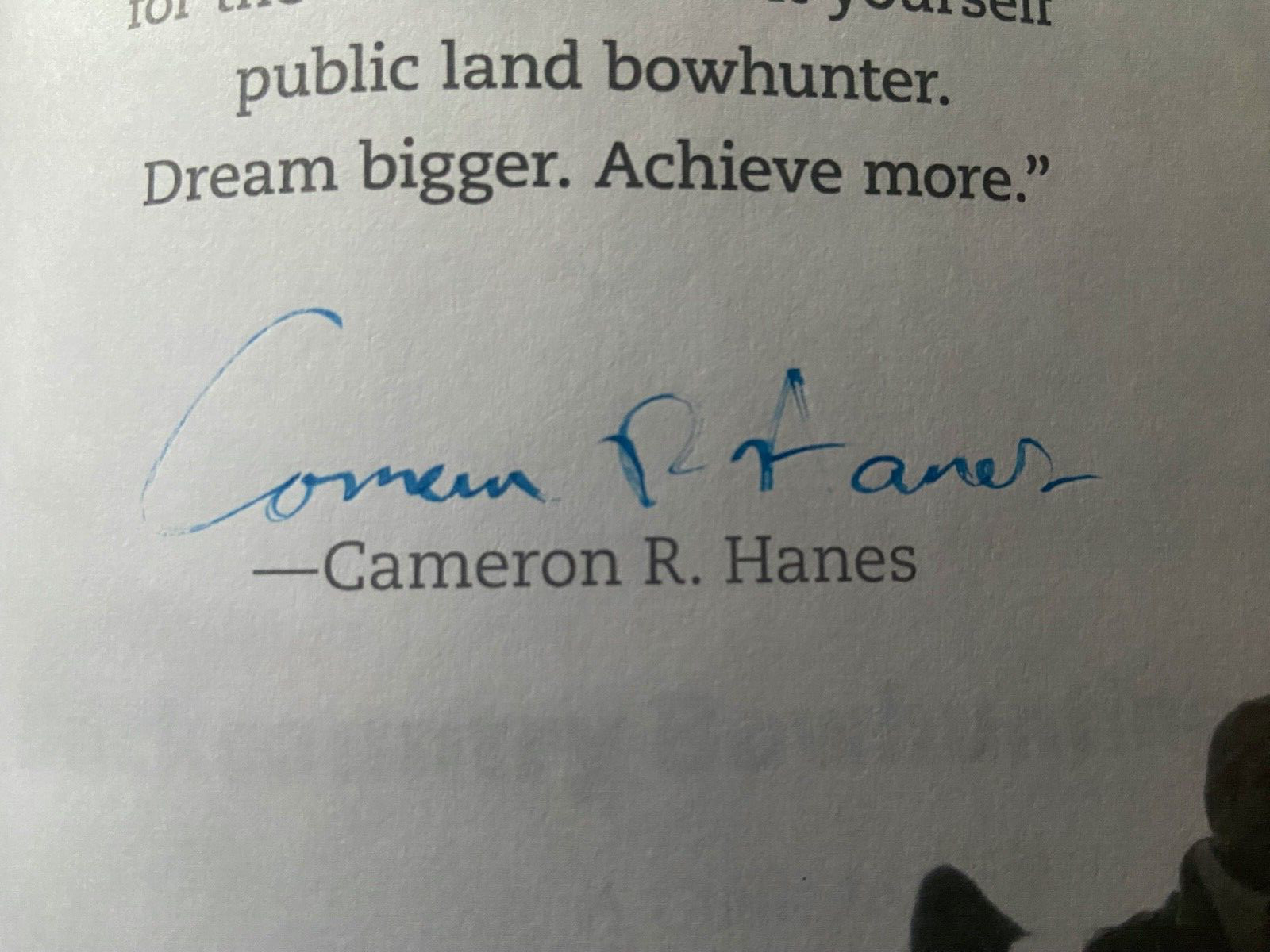 Backcountry Bowhunting (Collector’s Edition) HC by Cameron Hanes ~ SIGNED ~