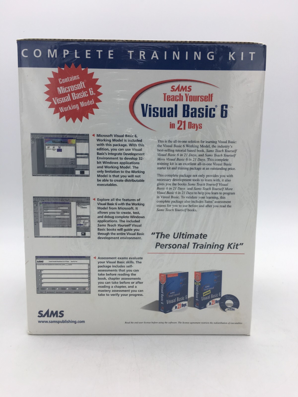 Sams Teach Visual Basic 6 – In 21 Days – Complete Training Kit – Sealed