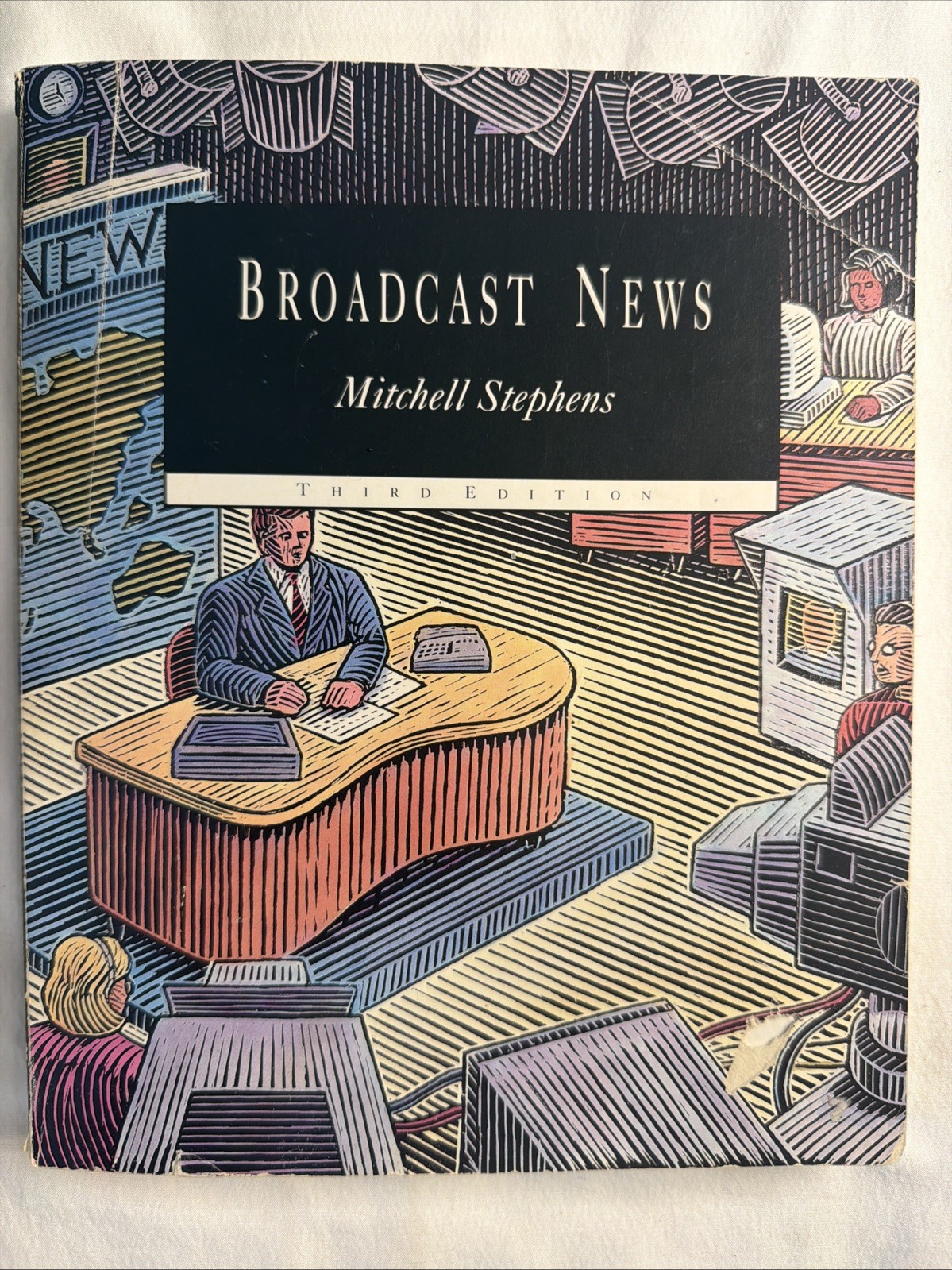 Broadcast News by Mitchell Stephens (1993, Trade Paperback)