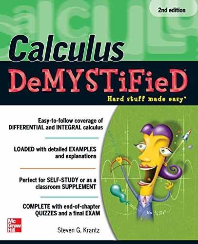 Calculus DeMYSTiFieD, Second – Paperback, by Krantz Steven G. – Acceptable