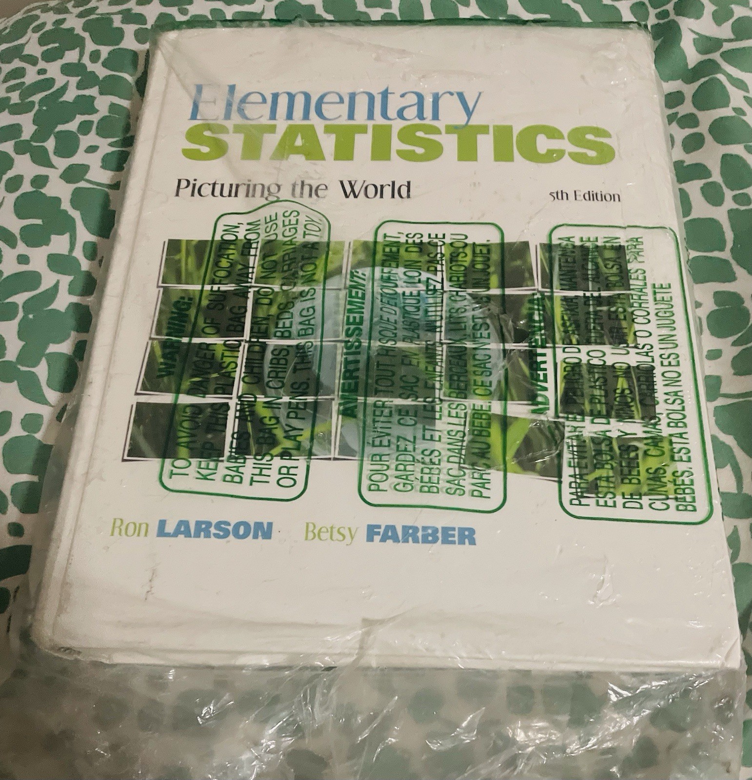 Elementary Statistics Picturing the World 5th Edition Larson Farber Textbook