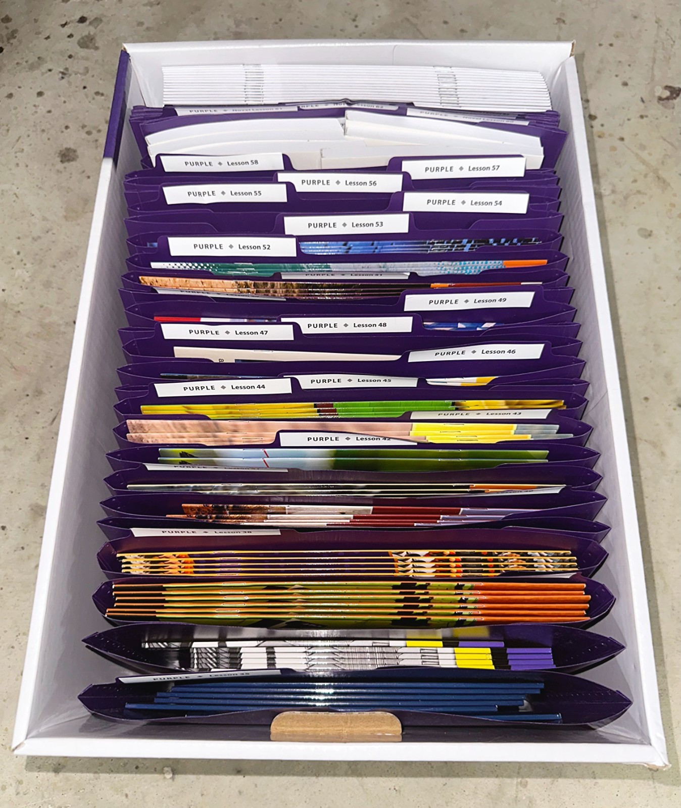 Fountas & Pinnell LLI Purple System Grade 5-8 — Complete 7-Box Set