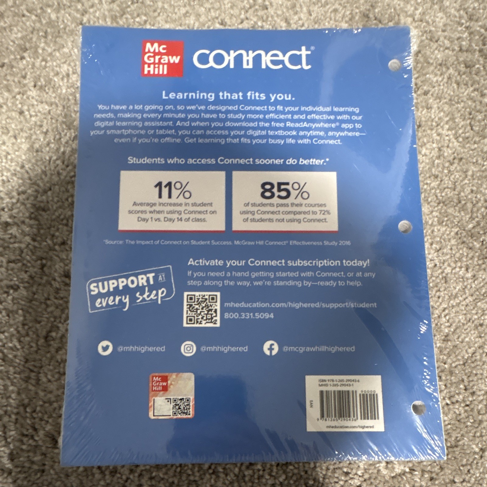 McGraw Hill Connect Economics 23rd Ed Paperback 2018 816p, Mconnell Brue Flynn