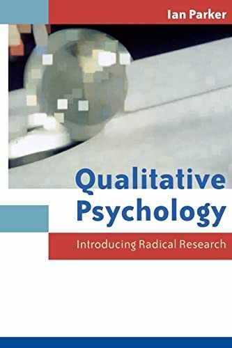 Qualitative Psychology: Introducing – Paperback, by Parker Ian – Very Good x