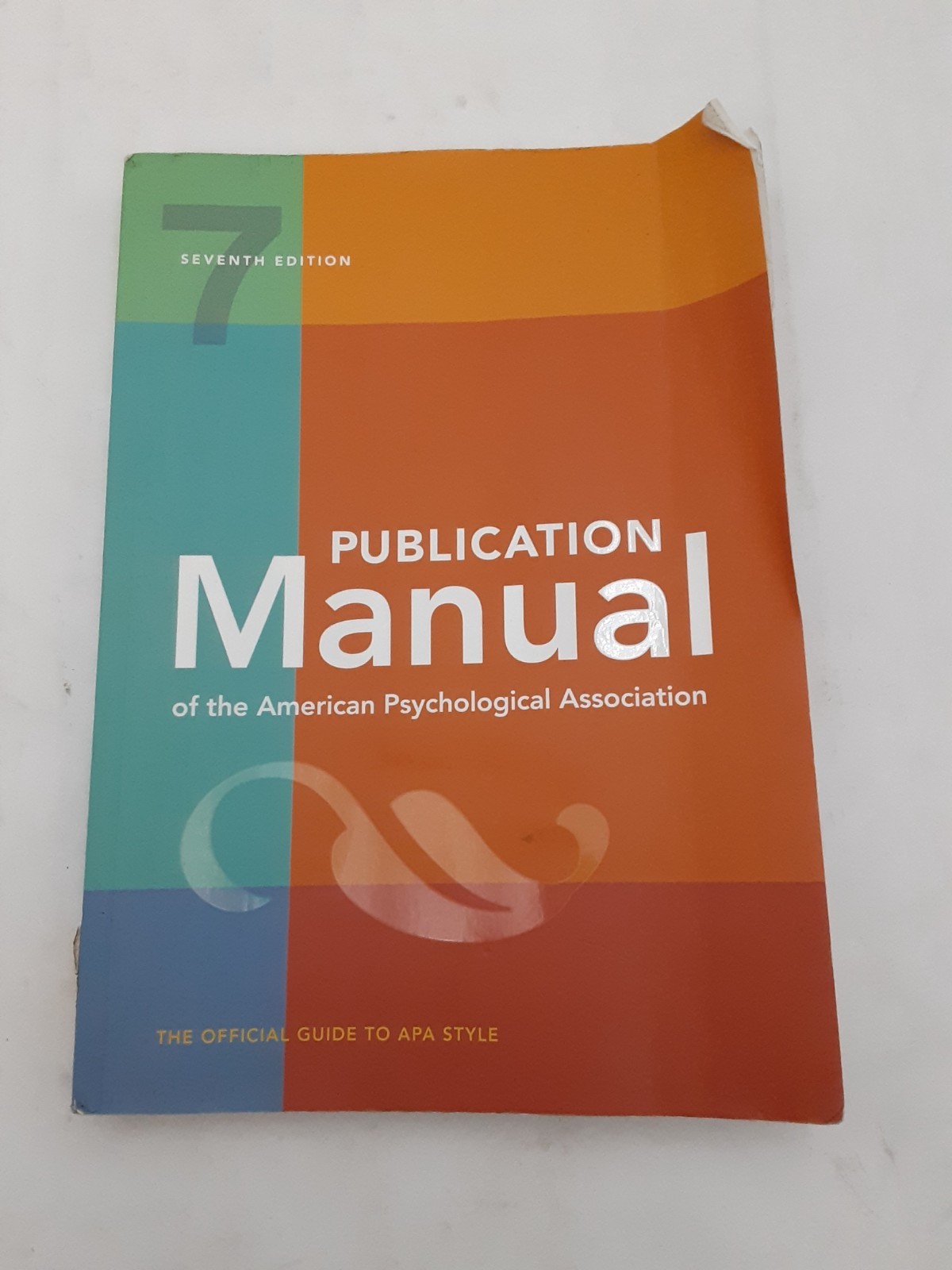 Publication Manual of the American Psychological Association 7th 9781433832161