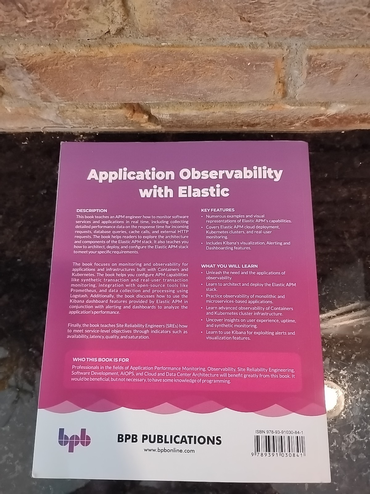 Application Observability with Elastic by Sabharwal & Shukla (Pbk) (2022) GOOD