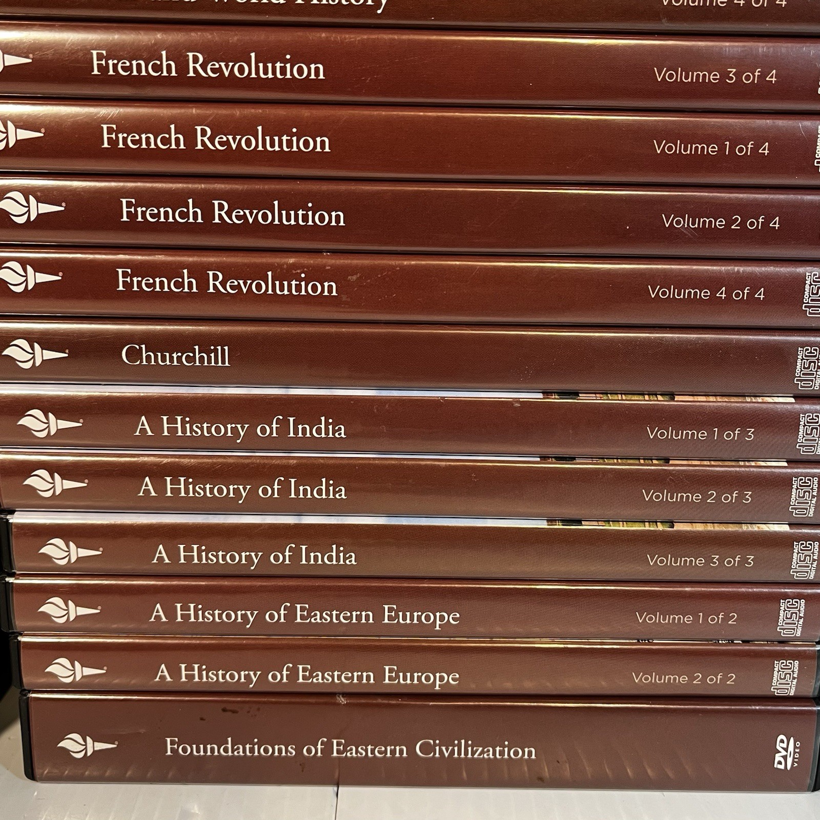The Great Courses Lot of 39 Different Full Courses on DVDs (86 cases) Collegiate