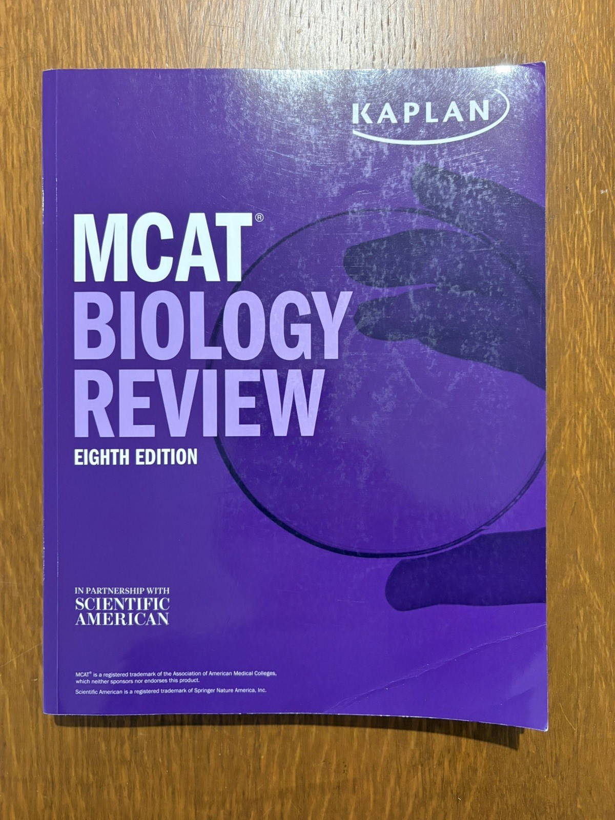 Used 2023-2024 Kaplan Mcat study book set, including notebook booklet