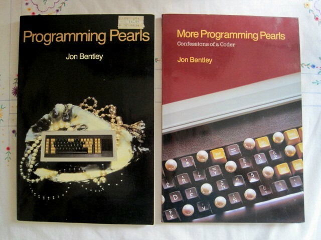 Programming Pearls & More Programming Pearls Jon L. Bentley Paperbacks Lot