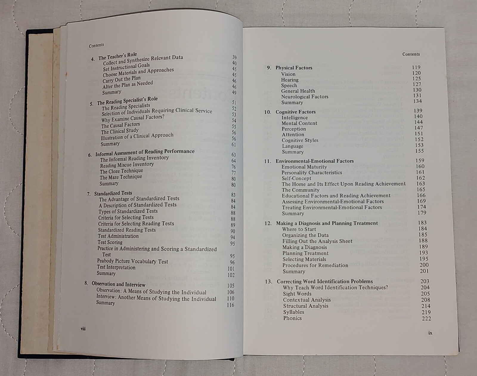 Analyzing & Treating Reading Problems McGinnis, Smith HC 1982 MacMillan Publish