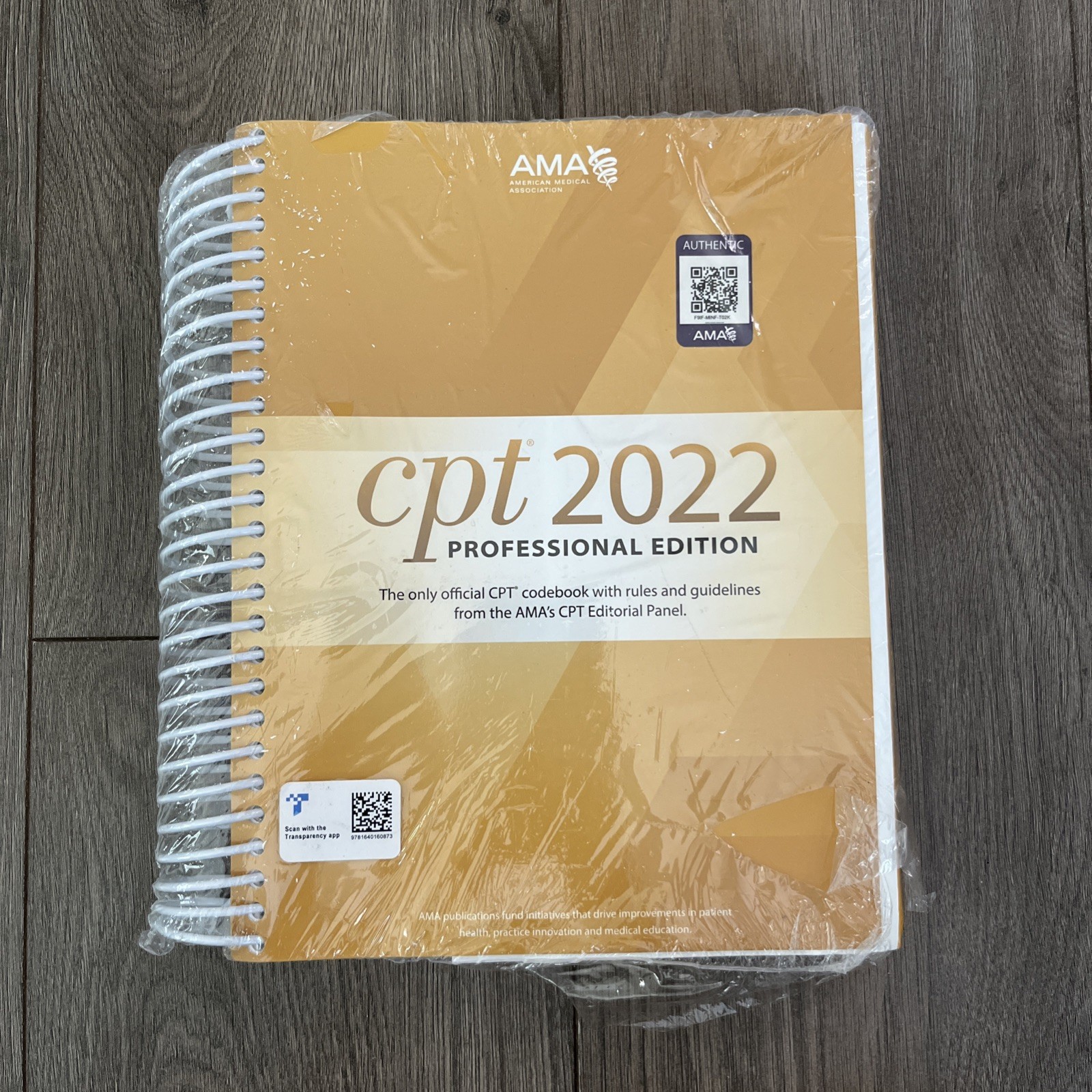 CPT Professional 2022 by American Medical Association (2021, Spiral)