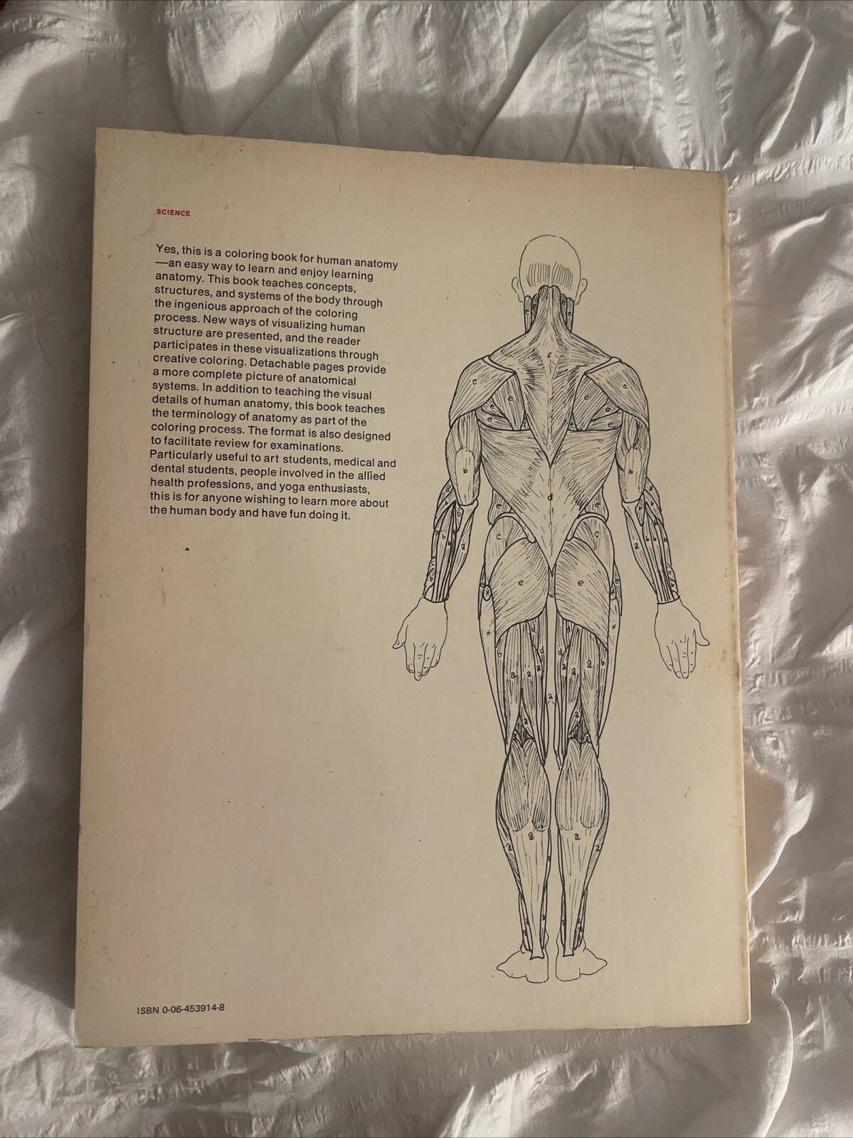 THE ANATOMY COLORING BOOK – 1977 – PAPERBACK