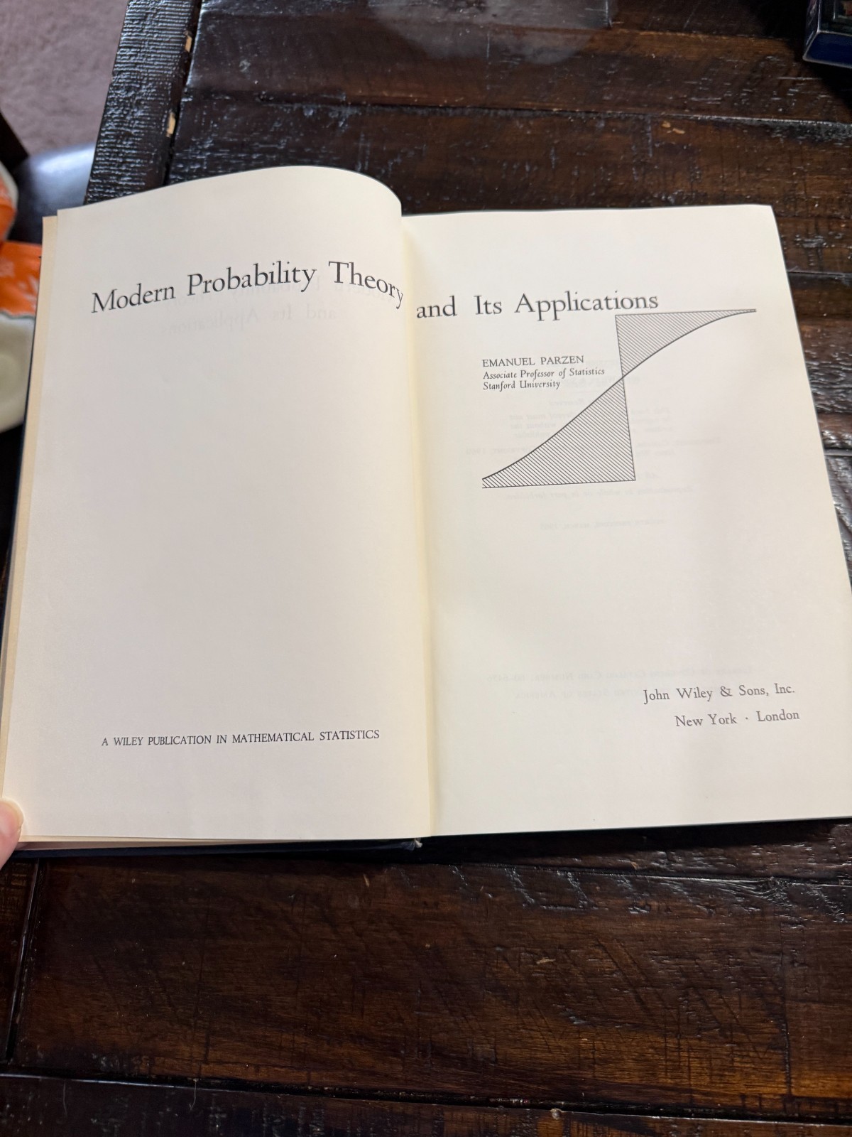 Vintage Modern Probability Theory and Its Applications Copyright 1960 Hardcover