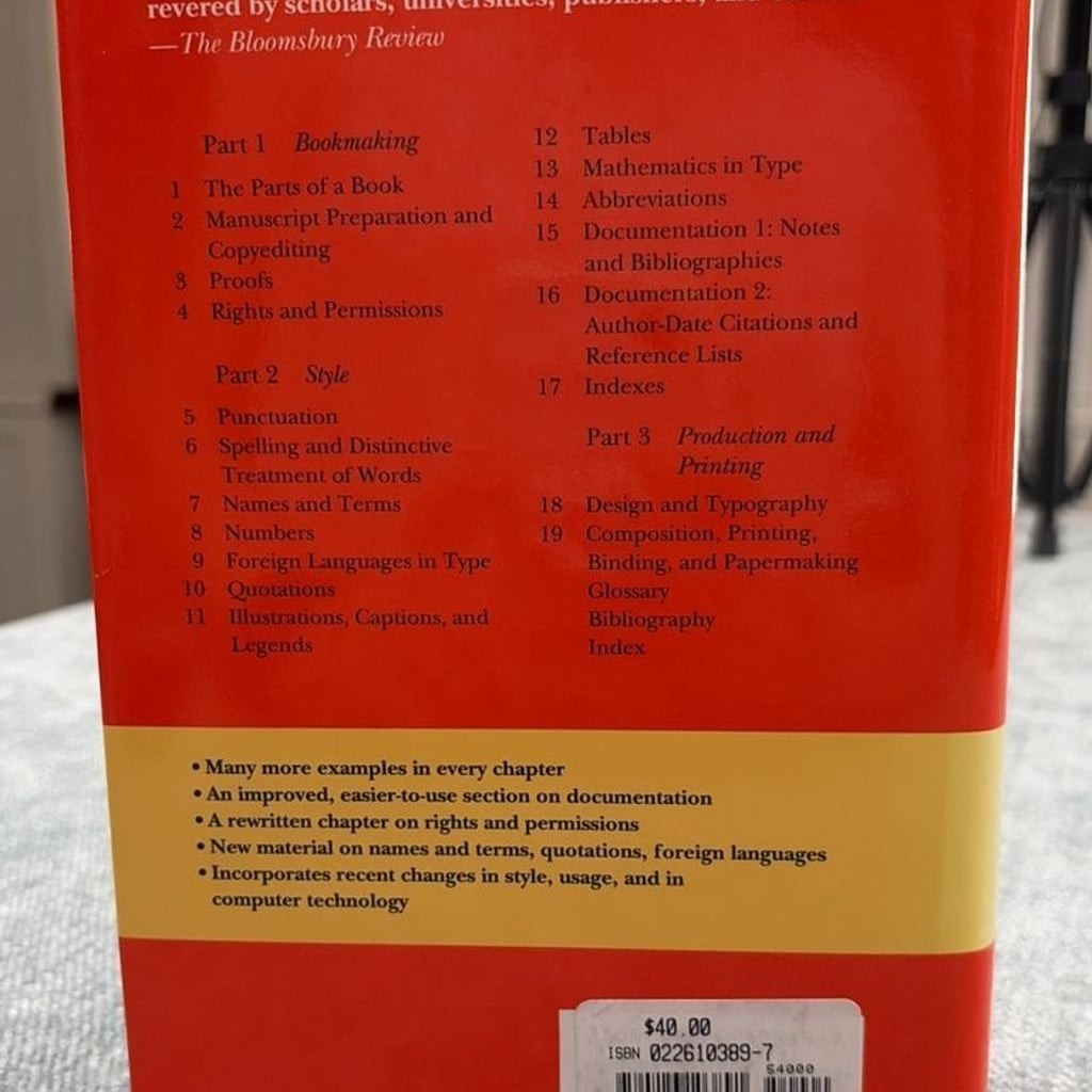 The Chicago Manual of Style 14th Edition Hardcover