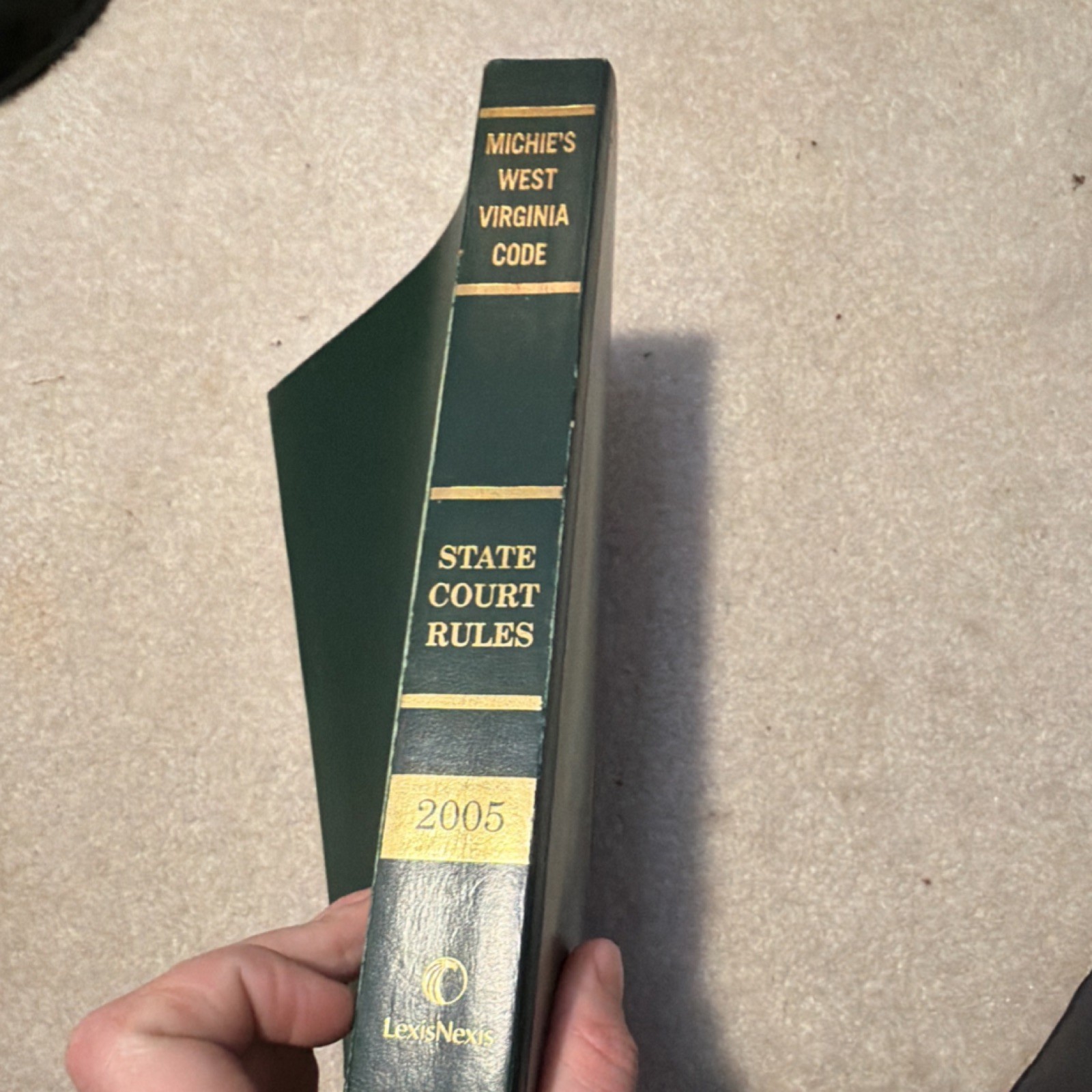 Michie’s West Virginia Code Annotated 2005 LexisNexis Paperback Law Book