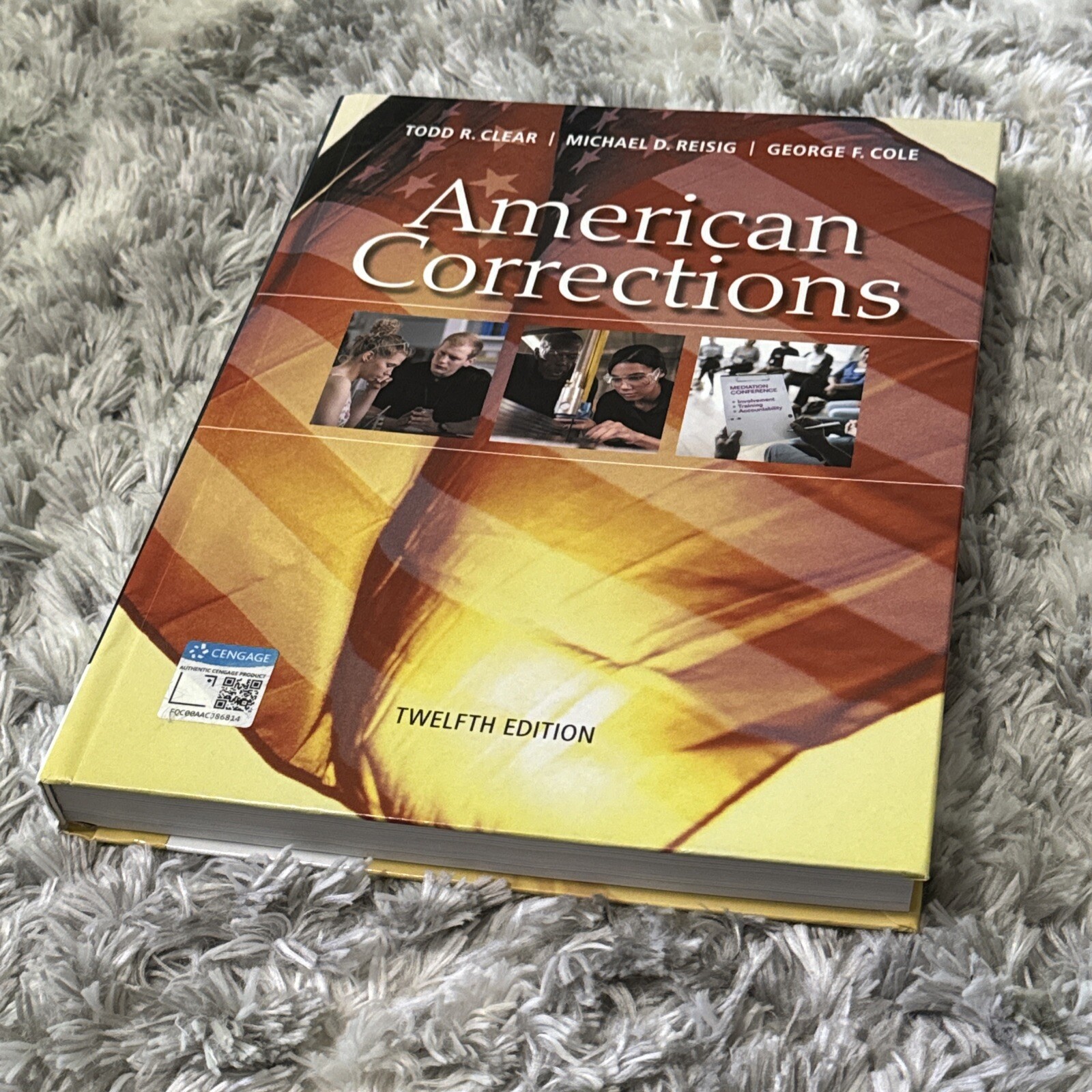 American Corrections – Hardcover, by Clear Todd 12th Edition – Like New