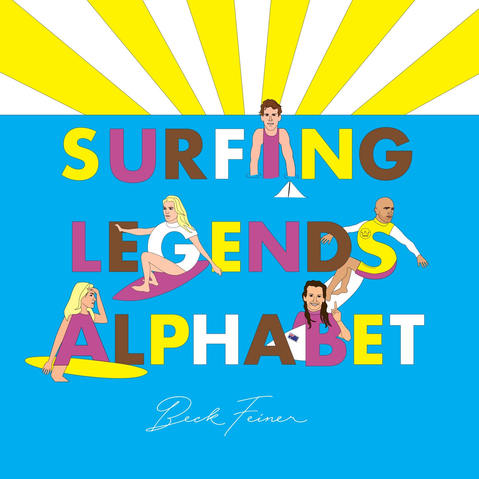 Surfing Legends Alphabet – Feiner, Beck|Legends, Alphabet – Good – See condi…