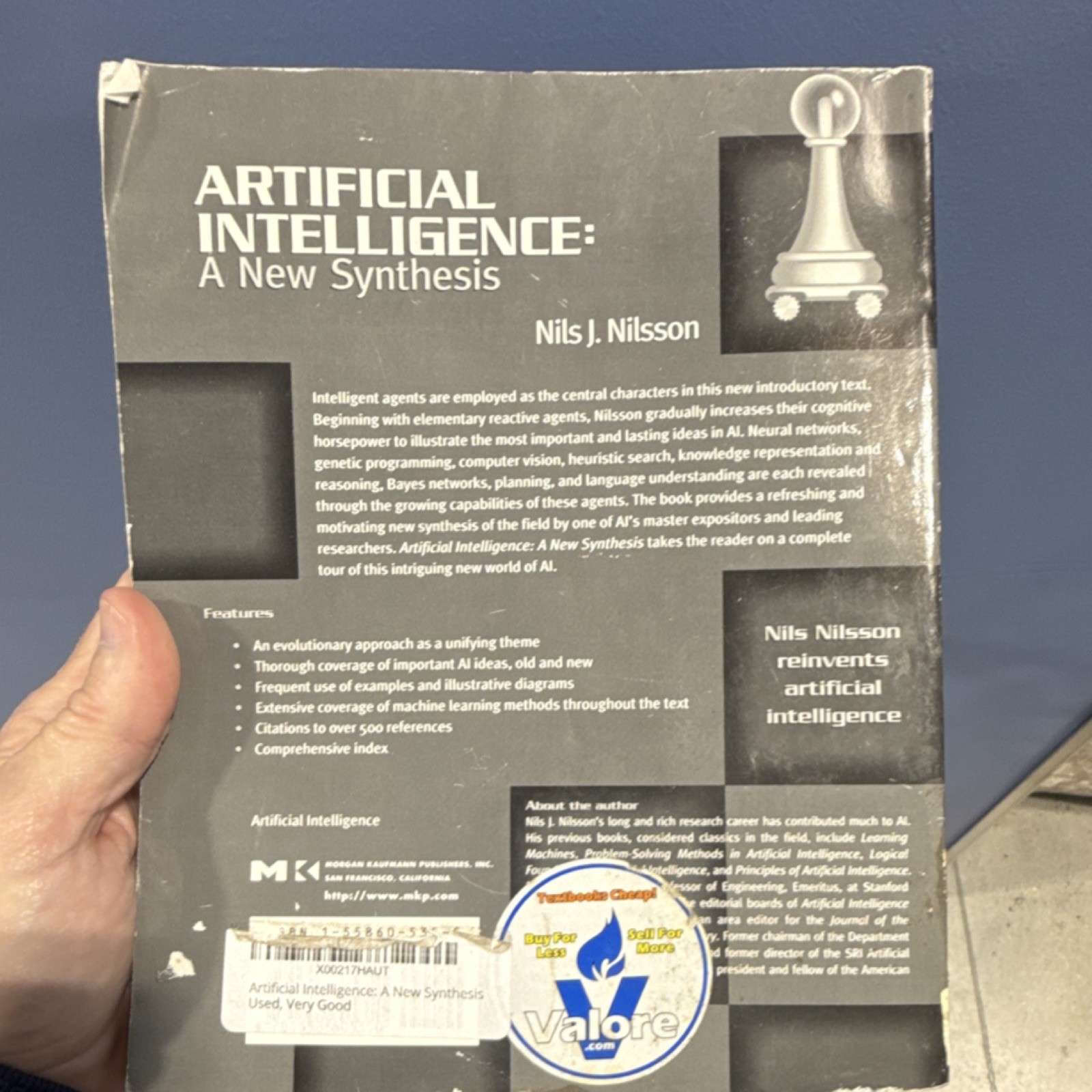 Artificial Intelligence: A New Synthesis by Nils J. Nilsson Illustrated Paperba…