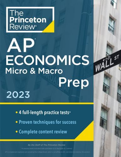 Princeton Review Ap Economics Micro & Macro Prep 2023, Paperback by Princeton…