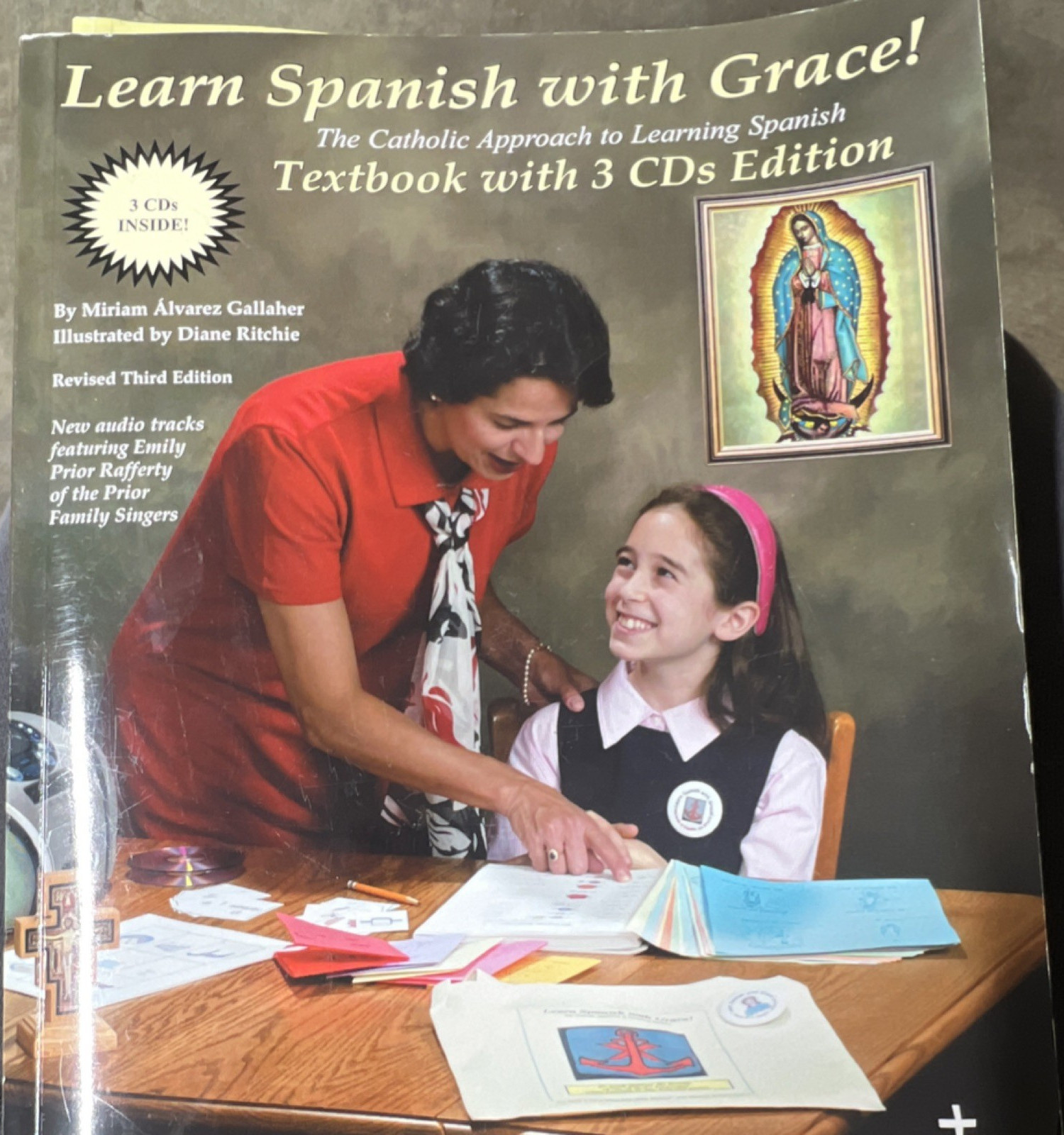Learn Spanish with Grace! Miriam Álvarez Gallaher Revised 3rd Ed PB+3 CDs 2007