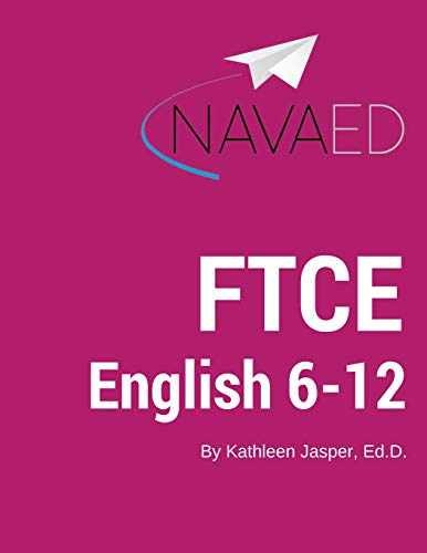 FTCE English 6-12: NavaED: – Paperback, by Jasper Ed.D. Kathleen – Very Good o