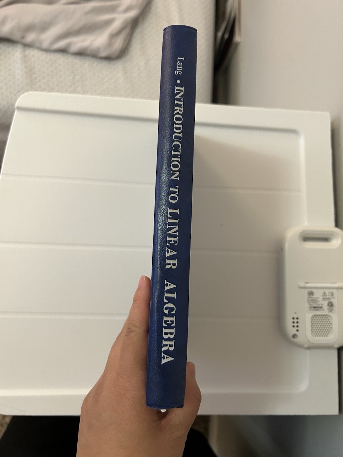 LINEAR ALGEBRA, SECOND EDITION By Serge Lang – Hardcover *Excellent Condition*