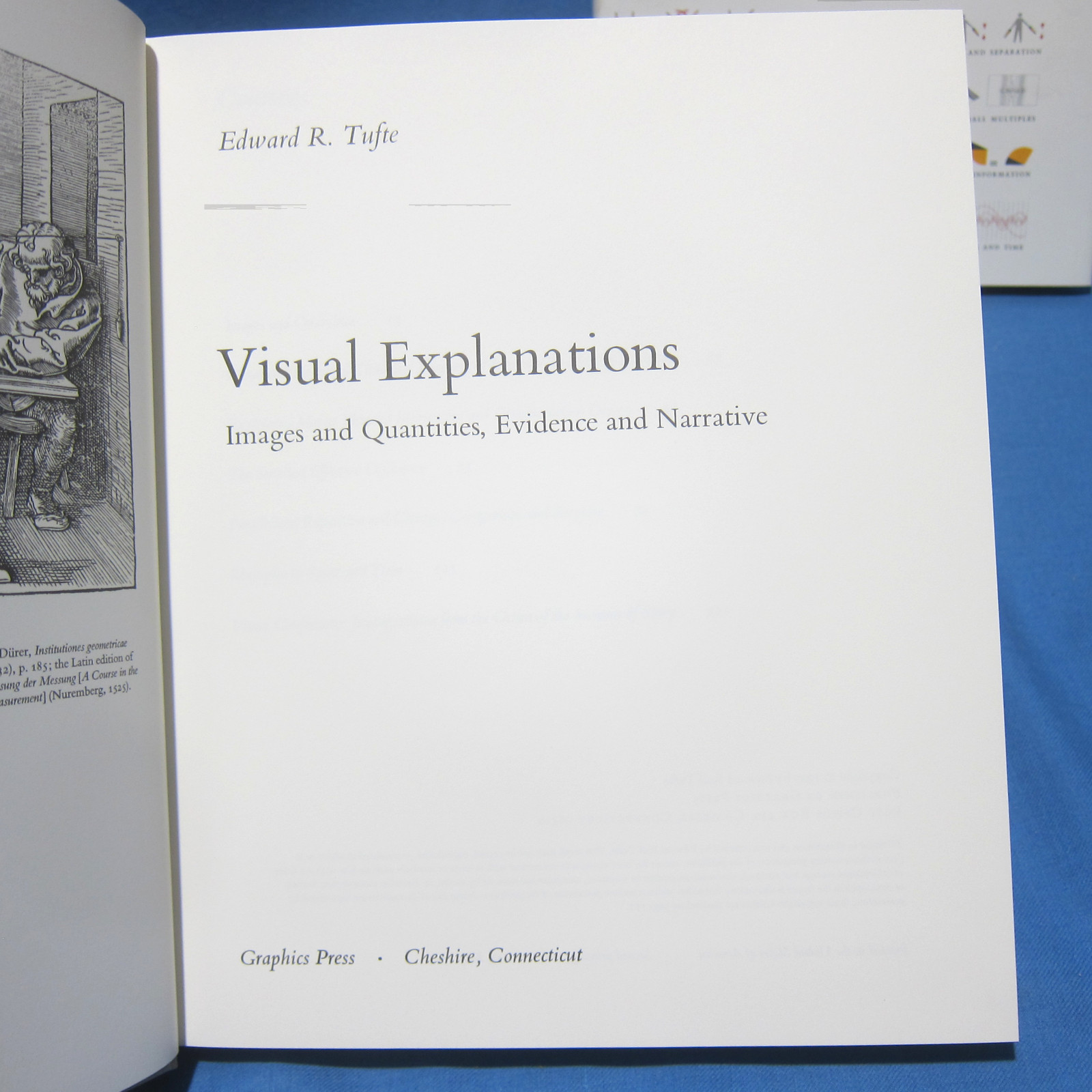 Set of 3 Edward Tufte Hardcover Books Visual Display Explanations Info 2 Signed