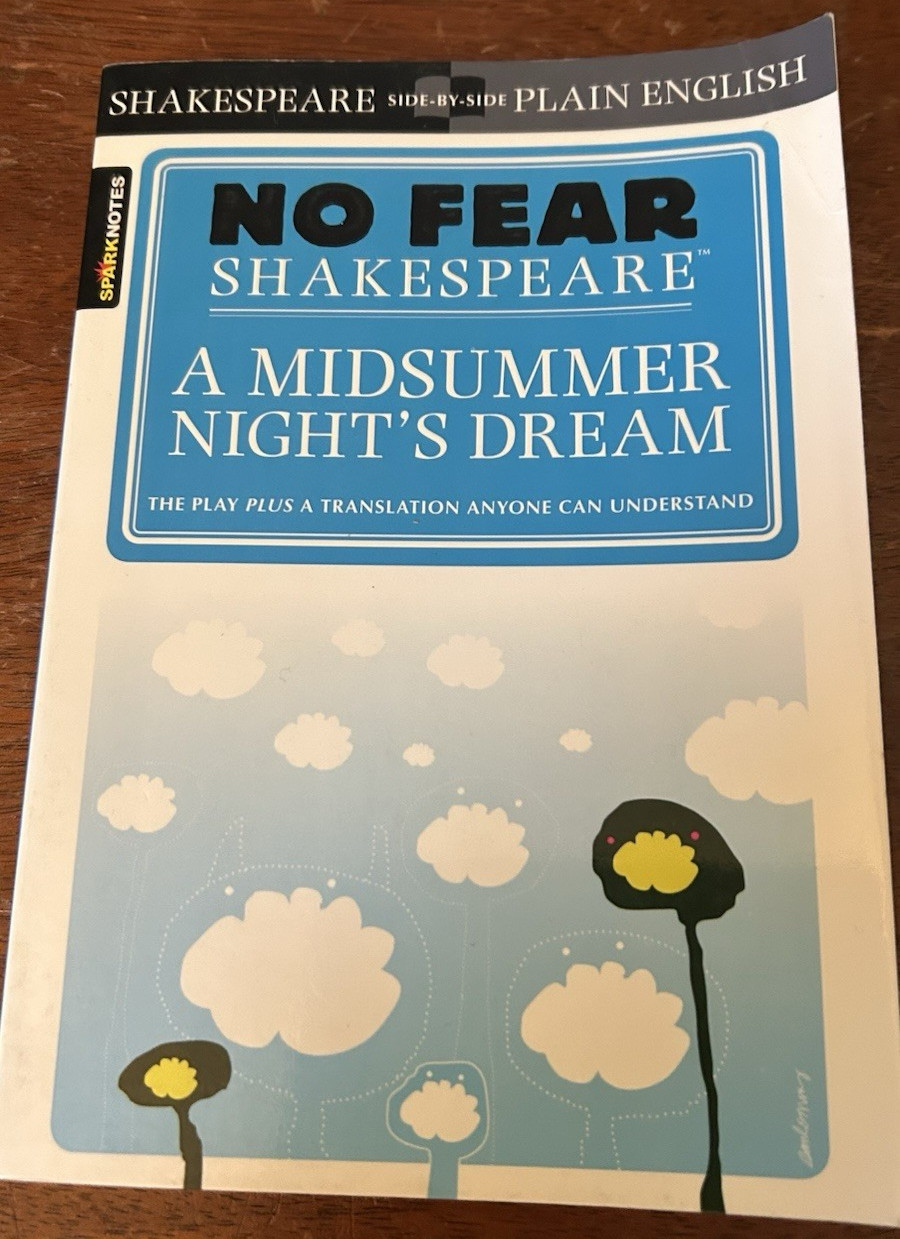 #1015 No Fear Shakespeare A Midsummer Night’s Dream Side -by-Side Plain English