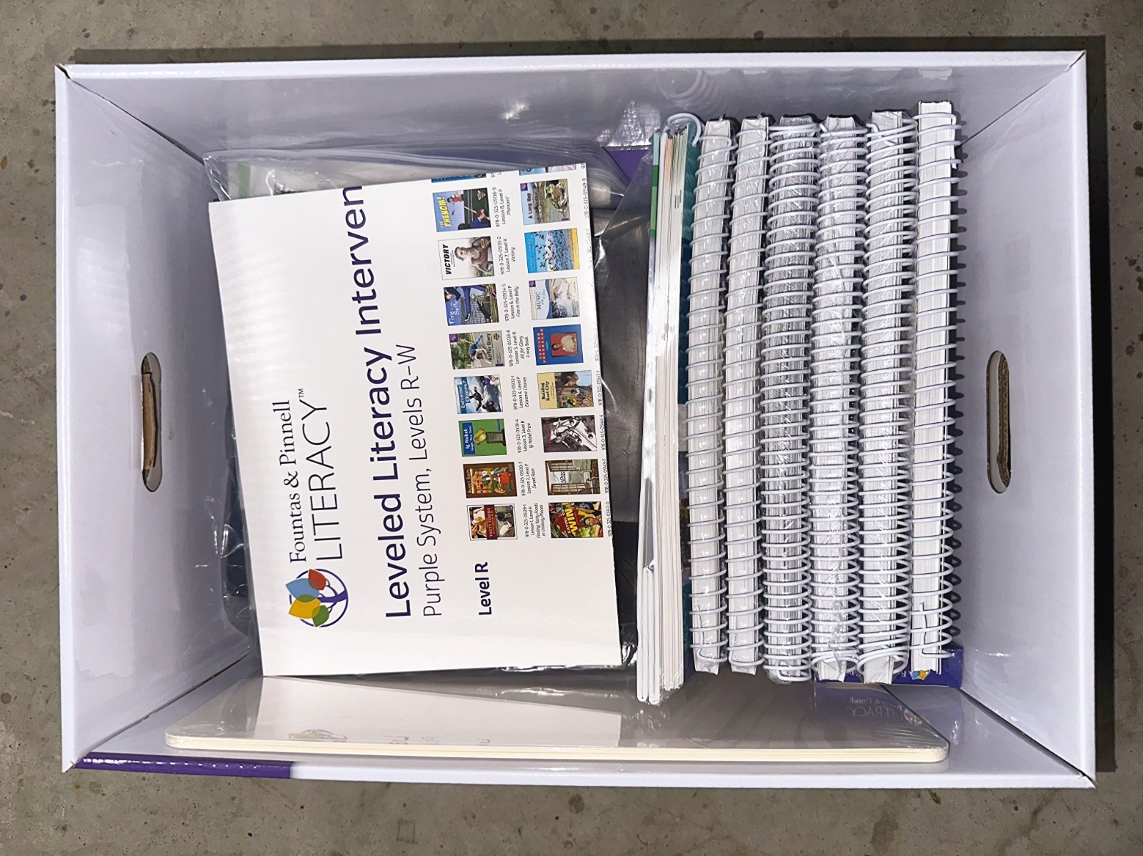 Fountas & Pinnell LLI Purple System Grade 5-8 — Complete 7-Box Set