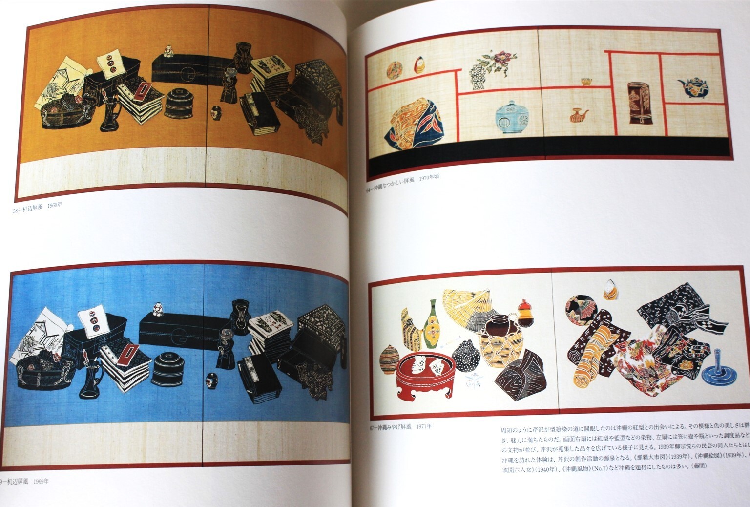 Serizawa Keisuke Japanese Kataezome Art Book: Exhibit from Munehiro’s Collection